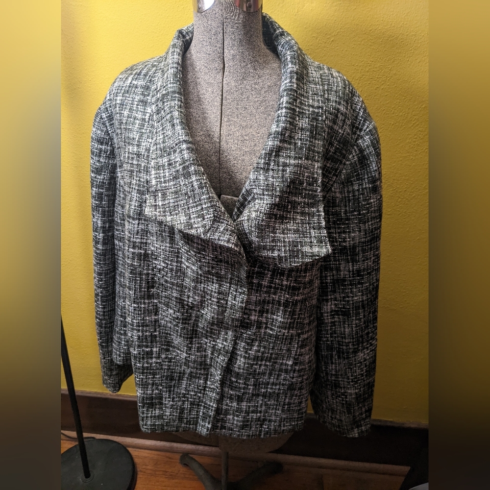 Fashion Bug Zip Up Blazer, NWT